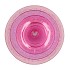 DAYAH PRETTY PINK GLASS PLATE ON FOOT 20X8CM ASS P/1 NM