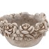 CONCRETE SAINT ANTIQUE FLOWER BOWL ROUND 22X22X12CM NM