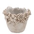 CONCRETE ANTIQUE FLOWER POT ROUND 16X16X14CM