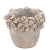 CONCRETE SAINT ANTIQUE FLOWER POT ROUND 18X17X16CM NM