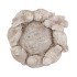 CONCRETE ANTIQUE BIRD BOWL ROUND 22X21X11CM NM