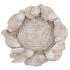 CONCRETE ANTIQUE BIRD BOWL ROUND 26X25X13CM NM