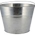 ZINC BASIC NATURAL BUCKET 27X20CM