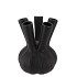 AGLIO STRAIGHT BLACK VASE 16X16X19CM NM
