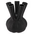AGLIO STRAIGHT BLACK VASE 26X26X35CM NM