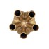 AGLIO STRAIGHT GOLD VASE 13X13X17CM NM