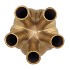 AGLIO STRAIGHT GOLD VASE 19X19X25CM NM