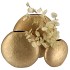JADA GOLD OVAL VASE 40X11CM NM
