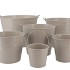 ZINC BASIC GREY BUCKET 10X9CM