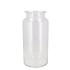 GLASS MOUTHBLOWN MILK BOTTLE 35X19CM