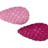 JINGLE FUCHSIA/PINK PINECONE ASS 13X7X6CM NM