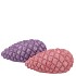 JINGLE PURPLE/PINK PINECONE ASS 10X5X5CM