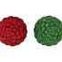 JINGLE RED/GREEN PINECONE ASS 7X7X10CM