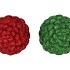 JINGLE RED/GREEN PINECONE ASS 9X9X13CM