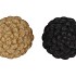 JINGLE GOLD/BLACK PINECONE ASS 9X9X13CM NM