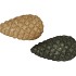 JINGLE OLIVE GREEN PINECONE ASS 10X5X5CM NM