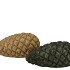 JINGLE OLIVE GREEN PINECONE ASS 13X7X6CM NM