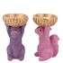 JINGLE PURPLE/PINK SQUIRREL ASS 12X10X17CM