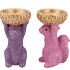 JINGLE PURPLE/PINK SQUIRREL ASS 14X12X23CM