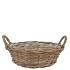 RATTAN IVY BASKET LOW EARS 25X13CM