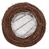 WREATH ELM BRANCHES PLANTER BROWN WITH BOTTOM 40CM