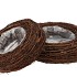 WREATH ELM BRANCHES PLANTER BROWN WITH BOTTOM 40CM