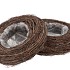WREATH ELM BRANCHES PLANTER GREY WITH BOTTOM 30CM NM