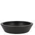 CERAMIC BOWL MAT ZWART LOW ROUND 20X5CM