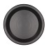 CERAMIC BOWL MAT ZWART LOW ROUND 25X6CM