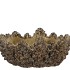 CONCRETE NATURAL PINECONE BOWL OVAL EDGE 22X15X10CM NM