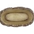 CONCRETE NATURAL PINECONE BOWL OVAL 22X12X11CM NM
