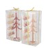 SPARKLY NUDE/PINK X-MAS TREE ASS 7X15CM