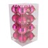 GLASS BALL FUCHSIA 80MM P/16