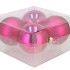 GLASS BALL FUCHSIA 100MM P/4