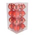 GLASS BALL ORANGE 80MM P/16