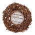 WREATH ROOT WOOD BROWN 40CM