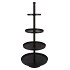 STORAGE SHELF BASIC BLACK 56X56X125CM