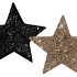 SPARKLE STAR BLACK/GOLD 40LED ASS 70X10X70CM NM