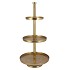 STORAGE SHELF BASIC GOLD 45X45X100CM