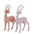 SPARKLE NUDE MIX DEER SINGLE ASS 28X15X6CM