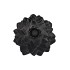 JADA BLACK X-MAS TREE CANDLE HOLDER ASS 15X10CM