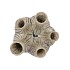 AGLIO GREEN ACTIVE GLAZE VASE 13X16CM