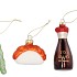 GLASSBALL ORNAMENTS SUSHI LOVER 5X5X12CM
