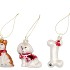 GLASSBALL ORNAMENTS MY DEAREST DOG 5X9X4CM