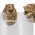 DECO HANGING HEDGEHOGS GOLD 6X5X7CM