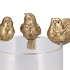 DECO HANGING BIRDS GOLD 6X5X7CM