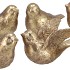 DECO HUMMING BIRD GOLD 6 ASSORTED 5X5X11CM