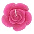 CANDLE ROOS FUCHSIA 11X9CM