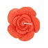 CANDLE ROOS ORANGE 8X7CM