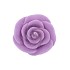 CANDLE ROOS LILA 8X7CM